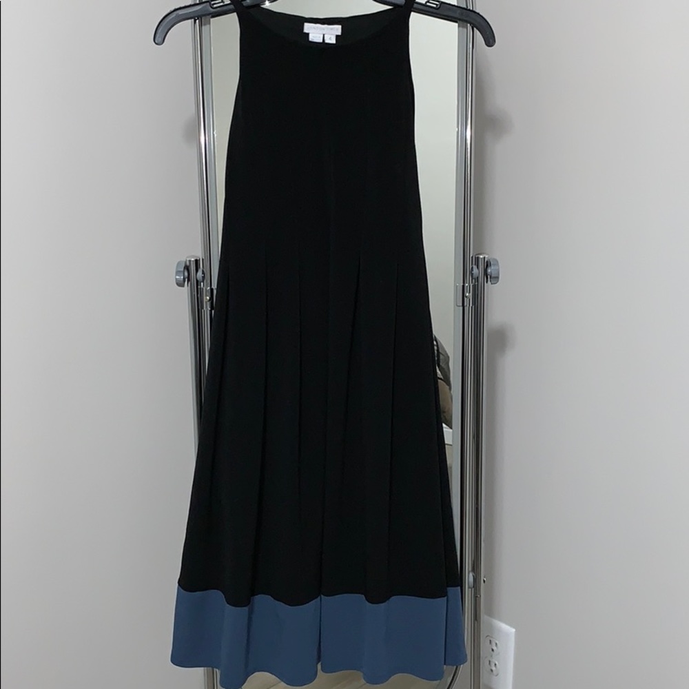 Sold London Times High Neck Pleated Dress